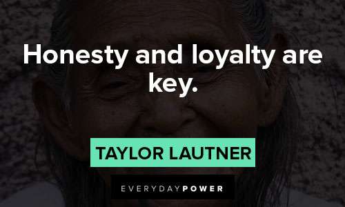 Honesty Quotes about loyalty