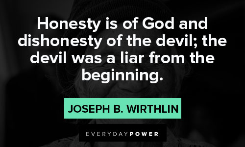 Honesty Quotes about devil