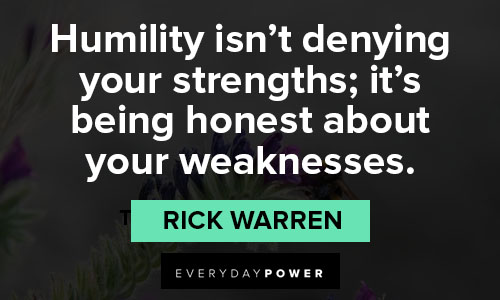 humble quotes about weaknesses