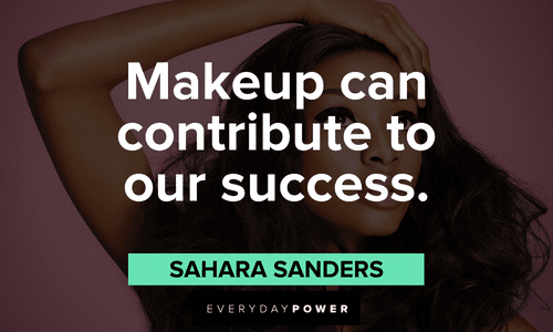 Makeup quotes about success