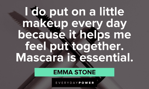 Makeup quotes about mascara