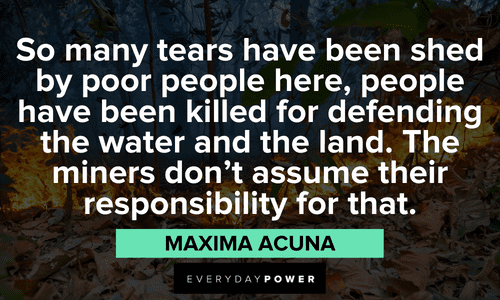 Indigenous People’s Quotes from maxima acuna