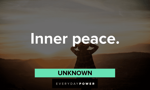 two-word quotes about inner peace