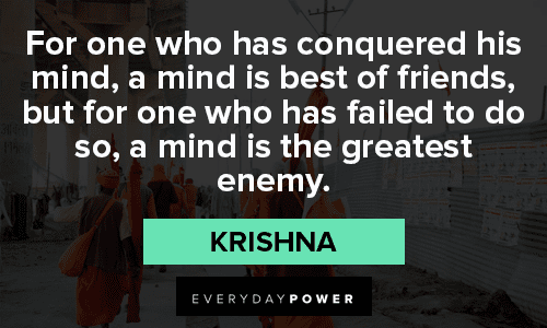 Krishna Quotes About Mind
