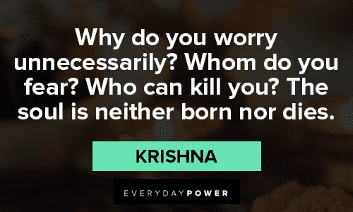 Krishna Quotes About Worry