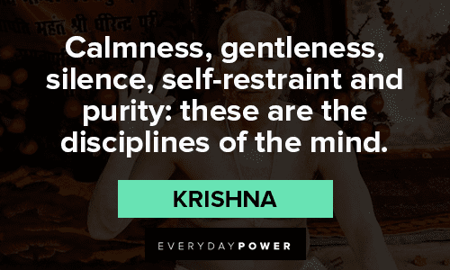 Krishna Quotes About Discipline of Mind