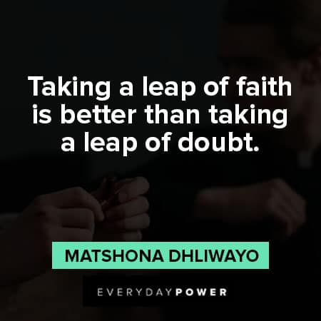 leap of faith quotes about doubt