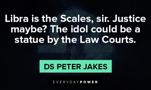 Libra quotes about law courts