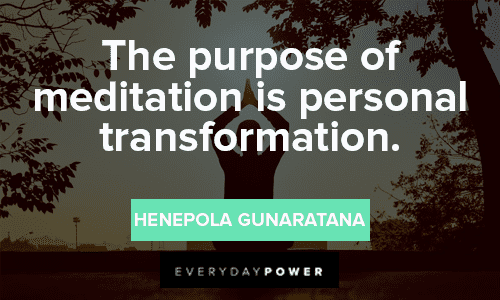 Life Transformation Quotes About Meditation