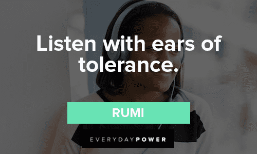 Listening Quotes About Tolerance