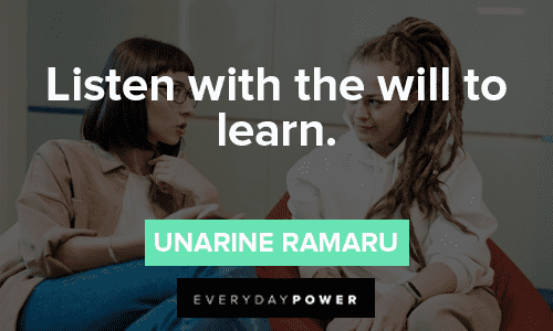 Listening Quotes About Learning