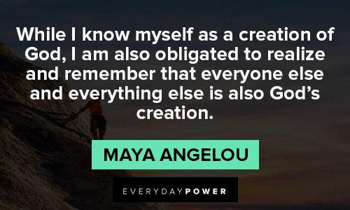 maya angelou quotes about god