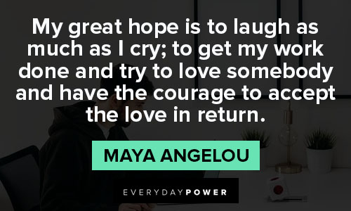Maya Angelou Quotes About Hope