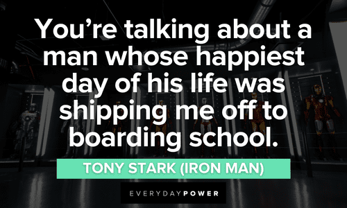 Iron Man quotes about life