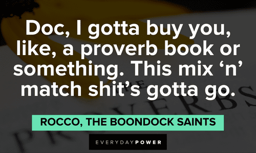 The Boondock Saints quotes about doc
