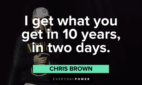 short Chris Brown Quotes