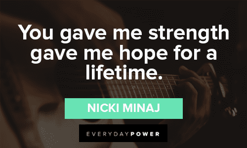 Nicki Minaj Quotes About Hope