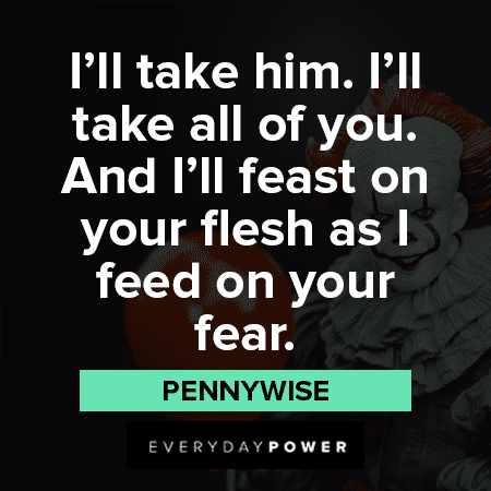 Threatening Pennywise Quotes