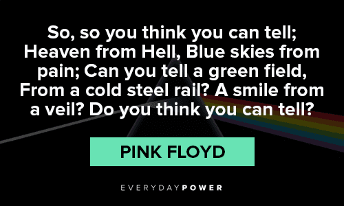 Pink Floyd Quotes about opposites