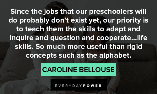 Preschool Quotes About Jobs