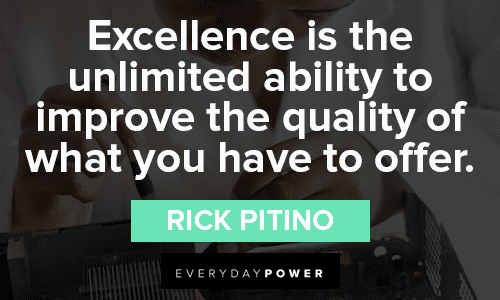 Excellence Quotes For The Workplace