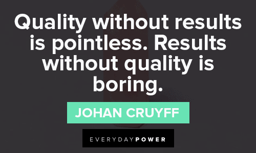 Quality Quotes About Results