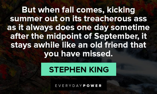 September Quotes about fall