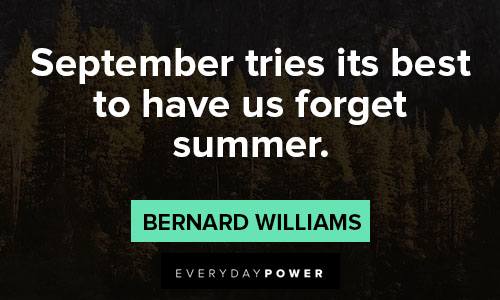 September Quotes about summer
