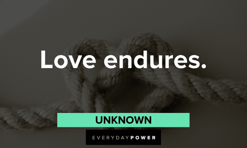 two-word quotes about enduring love