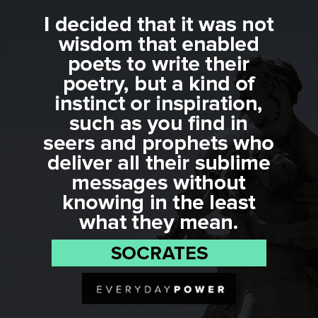 Socrates Quotes About Poetry