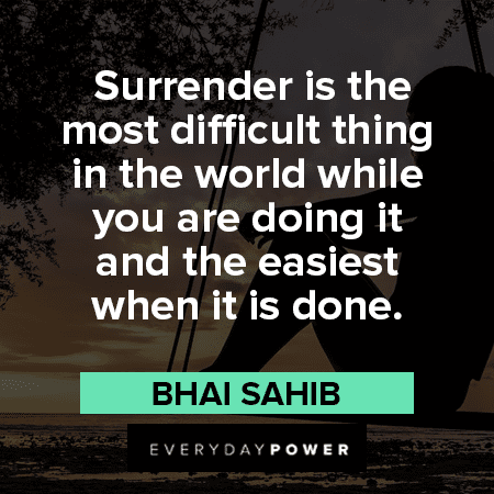 Spiritual Quotes About Surrendering