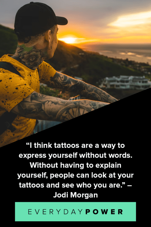 Tattoo Quotes about Expression