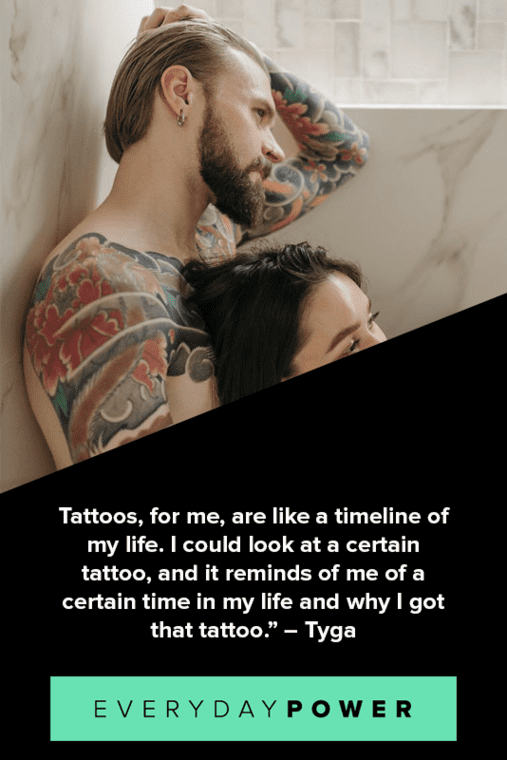 Tattoo Quotes about Lifes timelines