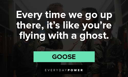 Top Gun quotes about flying with a ghost