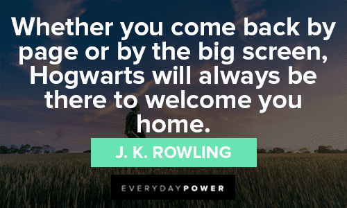 Welcome Quotes about hogwarts