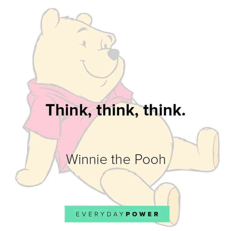 Winnie the Pooh quotes about thinking