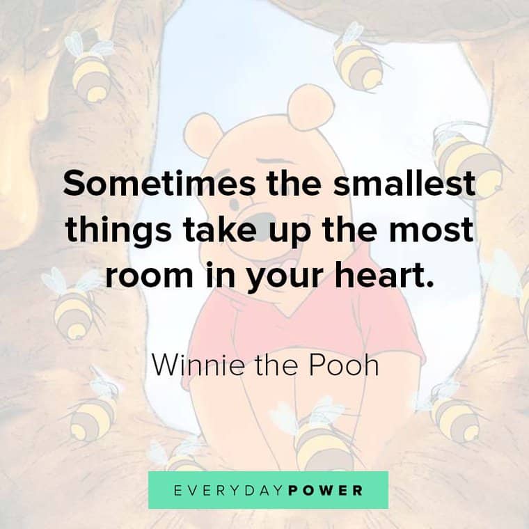 Winnie the Pooh quotes about small things
