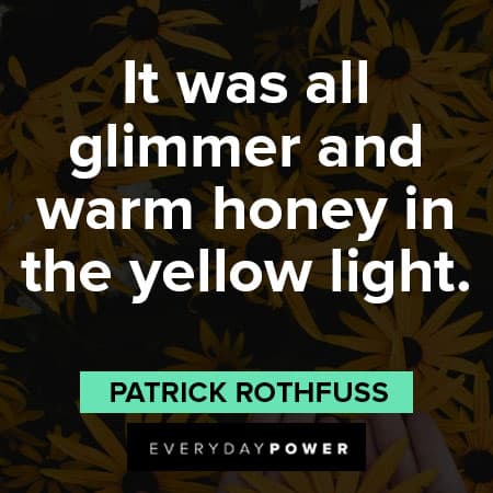Yellow Quotes About Glimmer