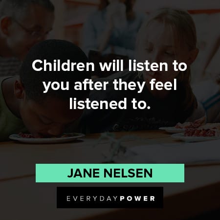children quotes about listening
