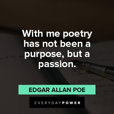 edgar allan poe quotes about poetry
