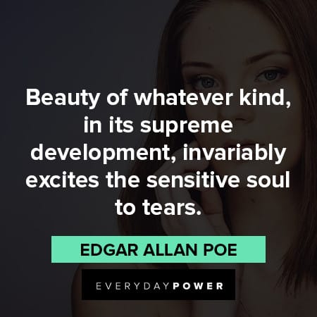 edgar allan poe quotes about beauty of whatever kind