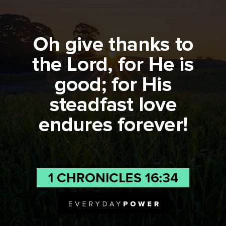 God is good quotes for his steadfast love endures forever