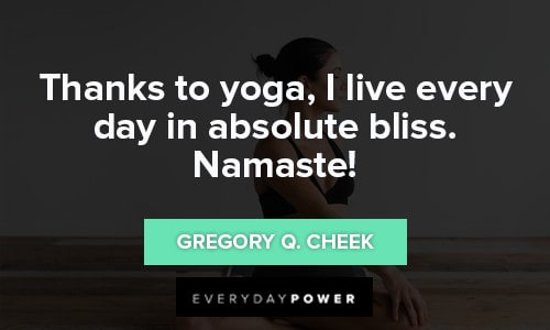 namaste quotes thanks to yoga