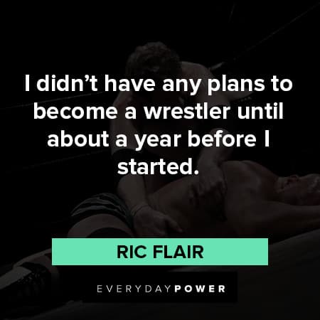 Ric Flair quotes about wrestler