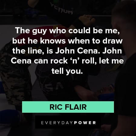 Ric Flair quotes about John Cena