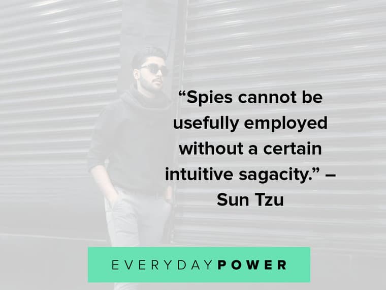 spy quotes about spies cannot be usefully employed without a certain intuitive sagacity