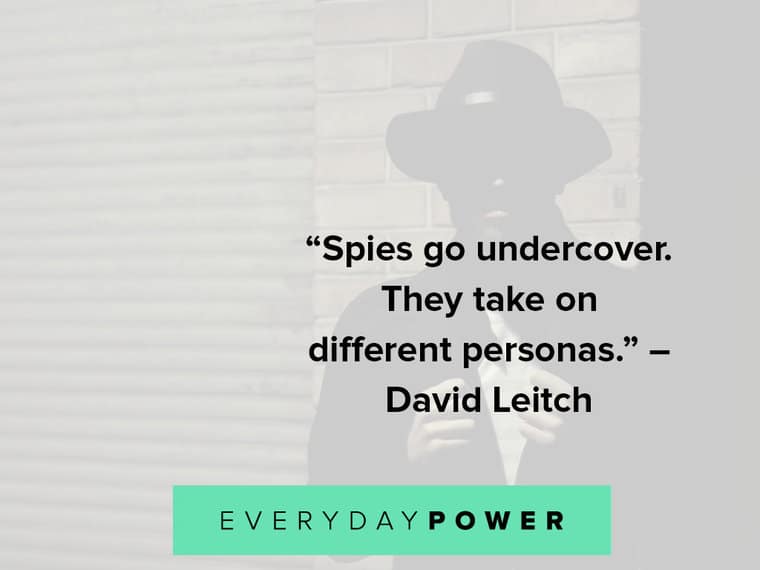 spy quotes about spies go undercover
