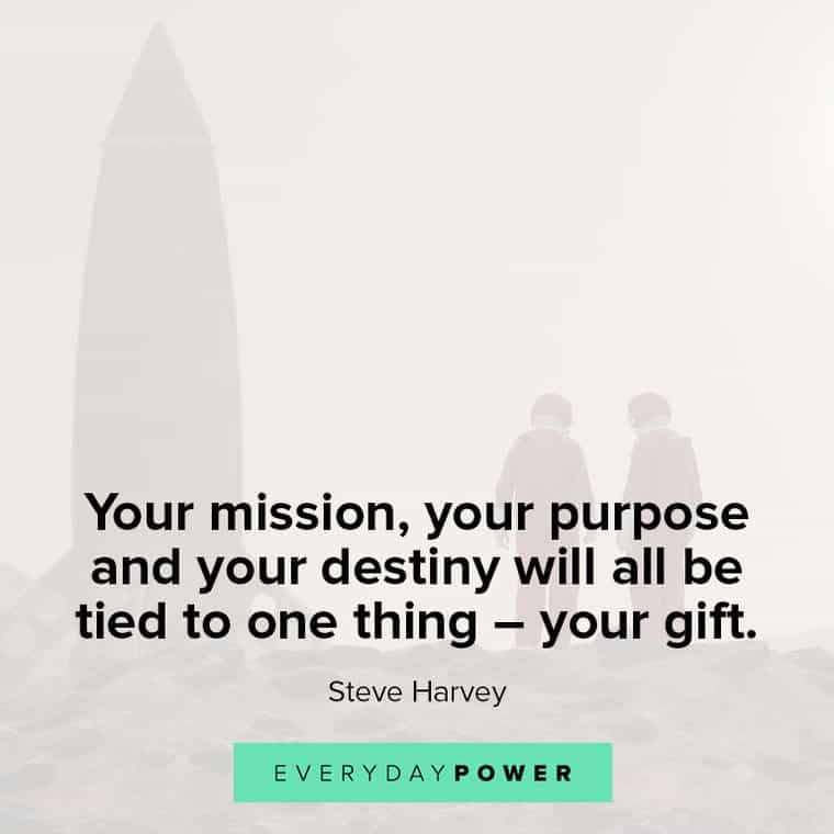 Steve Harvey Quotes about your mission