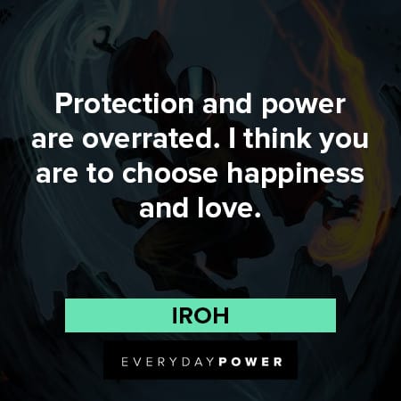 Protection and power Avatar quotes