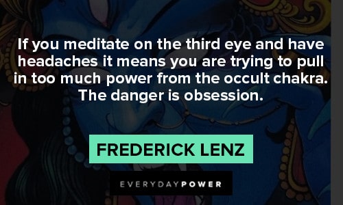 third eye quotes about the danger is obsession